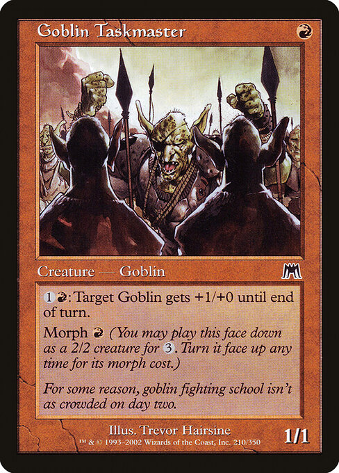Onslaught - 210 - Goblin Taskmaster - Common - Foil