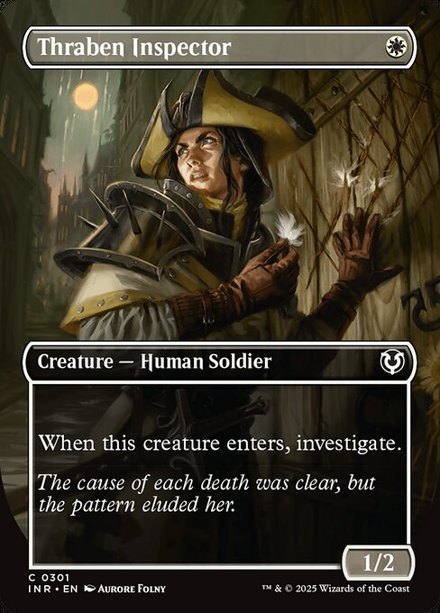 Innistrad Remastered - 301 - Thraben Inspector - Common - Borderless Foil