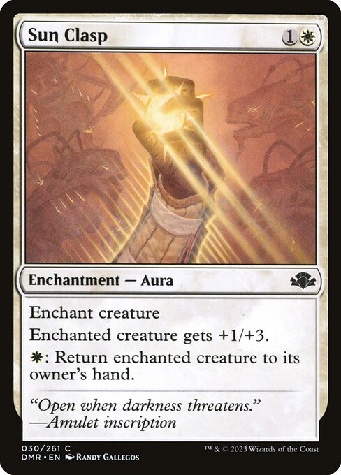Dominaria Remastered - 30 - Sun Clasp - Common - Foil