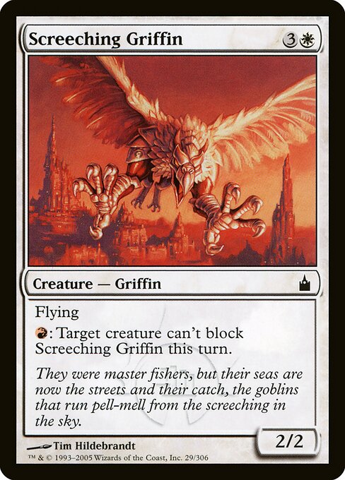 Ravnica: City of Guilds - 29 - Screeching Griffin - Common - Foil
