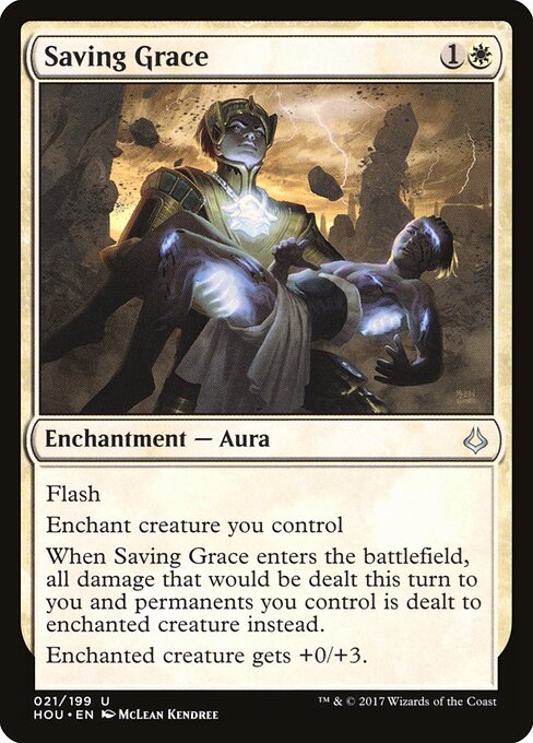 Hour of Devastation - 21 - Saving Grace - Uncommon - Foil