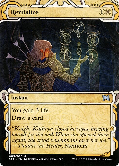 Strixhaven Mystical Archive - 9 - Revitalize - Uncommon - Showcase Foil