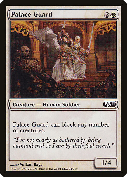 Magic 2011 - 24 - Palace Guard - Common - Foil