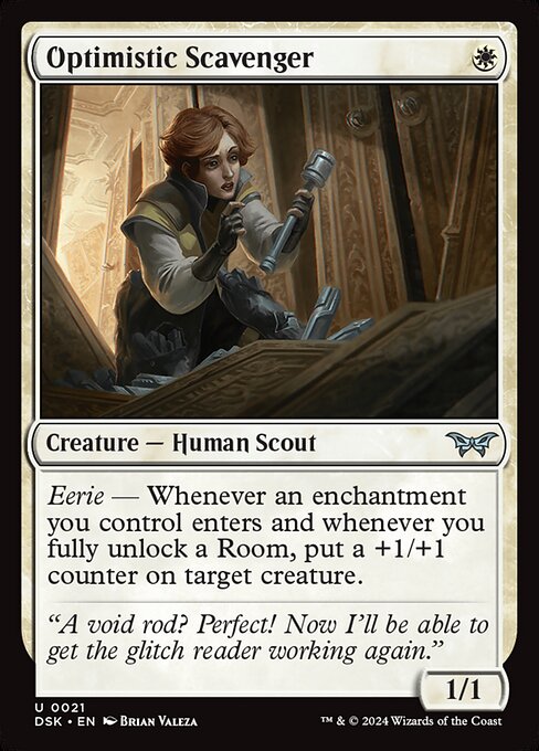 Duskmourn: House of Horror - 21 - Optimistic Scavenger - Uncommon - Foil