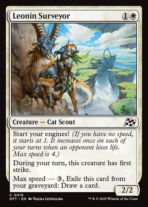 Aetherdrift - 18 - Leonin Surveyor - Common - Foil