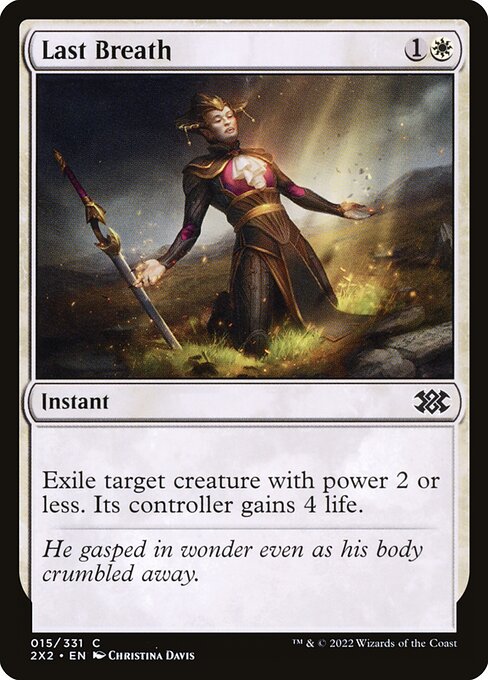 Double Masters 2022 - 15 - Last Breath - Common - Foil