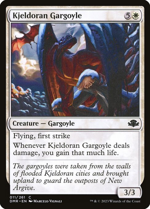 Dominaria Remastered - 11 - Kjeldoran Gargoyle - Common - Foil