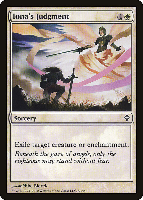 Worldwake - 8 - Iona's Judgment - Common - Foil