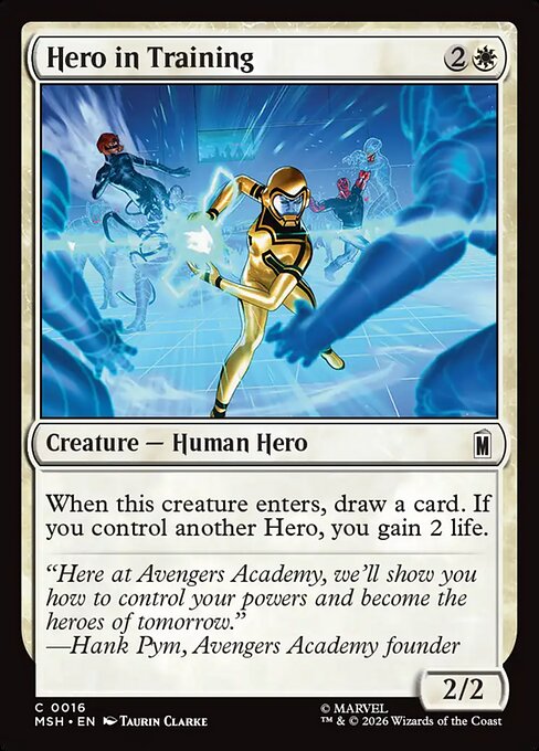 Marvel Super Heroes - 16 - Hero in Training - Common - Foil