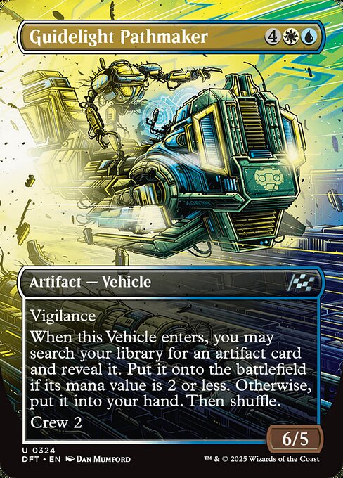 Aetherdrift - 324 - Guidelight Pathmaker - Uncommon - Borderless Foil