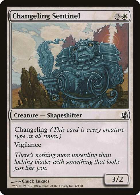 Morningtide - 6 - Changeling Sentinel - Common - Foil
