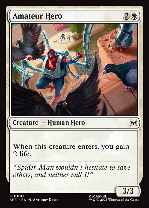 Marvel's Spider-Man Eternal - 1 - Amateur Hero - Common - Foil