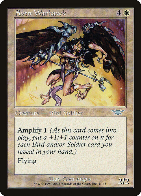 Legions - 4 - Aven Warhawk - Uncommon - Foil
