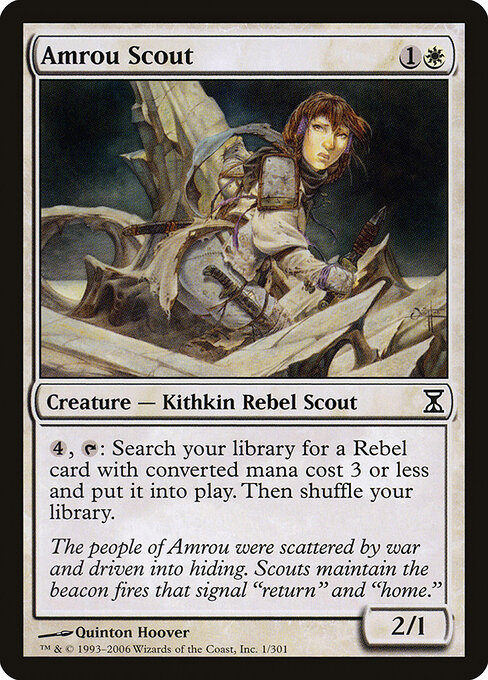 Time Spiral - 1 - Amrou Scout - Common - Foil