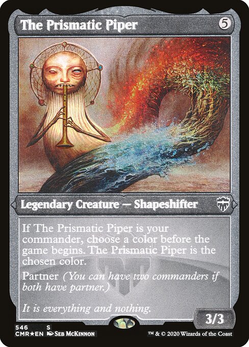 Commander Legends - 546 - The Prismatic Piper - Special - Etched Foil