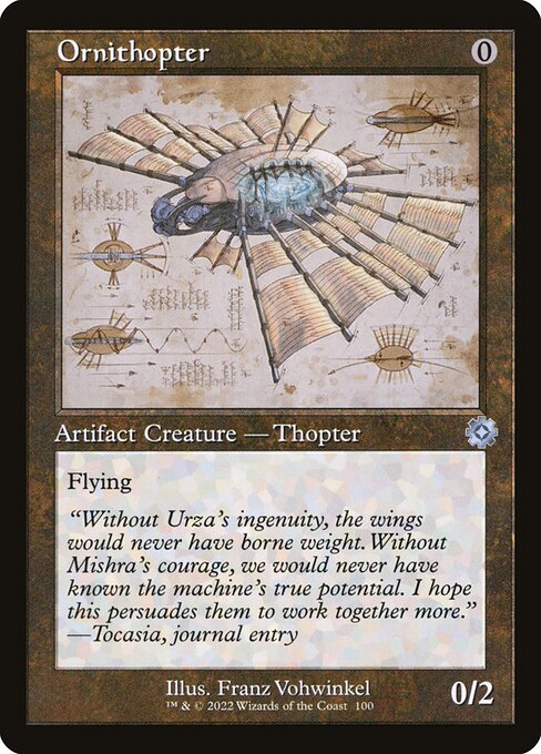 The Brothers' War Retro Artifacts - 100 - Ornithopter - Uncommon - Foil