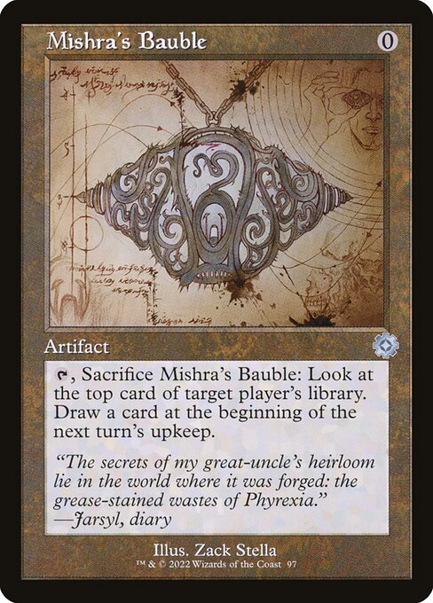 The Brothers' War Retro Artifacts - 97 - Mishra's Bauble - Uncommon - Foil