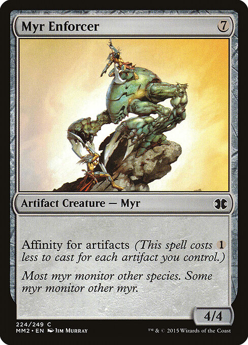 Modern Masters 2015 - 224 - Myr Enforcer - Common - Foil