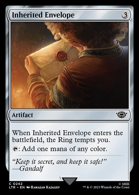 The Lord of the Rings: Tales of Middle-earth - 242 - Inherited Envelope - Common - Foil