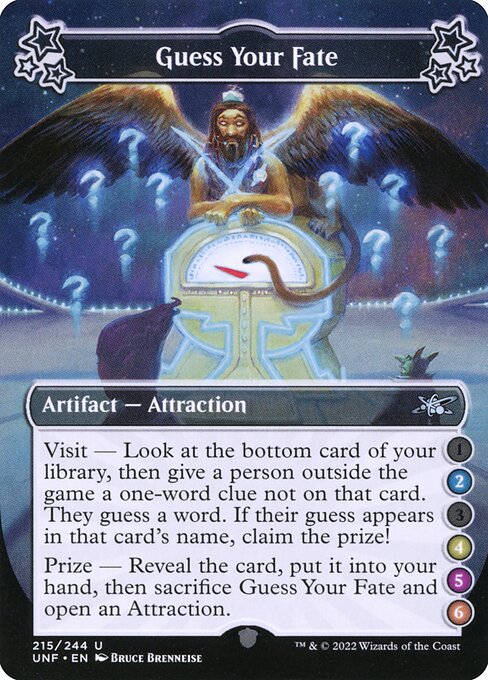 Unfinity - 215c - Guess Your Fate - Uncommon - Foil