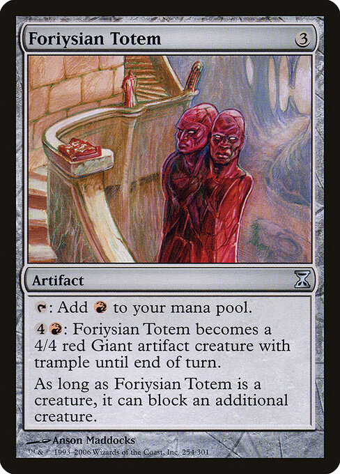 Time Spiral - 254 - Foriysian Totem - Uncommon - Foil