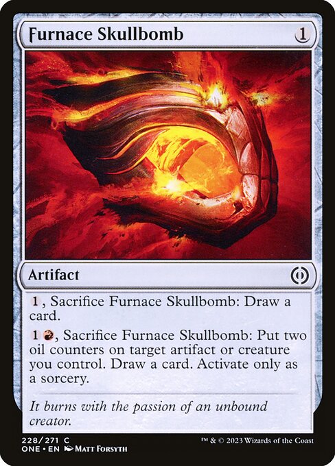 Phyrexia: All Will Be One - 228 - Furnace Skullbomb - Common - Foil