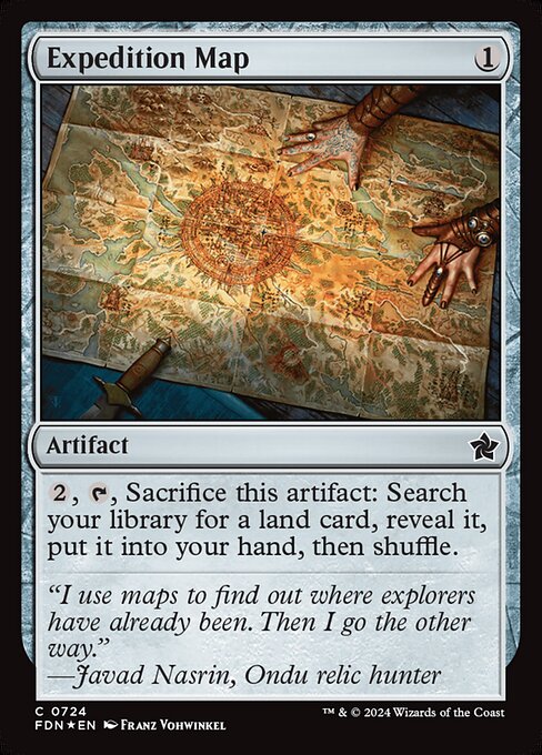 Foundations - 724 - Expedition Map - Common - Foil