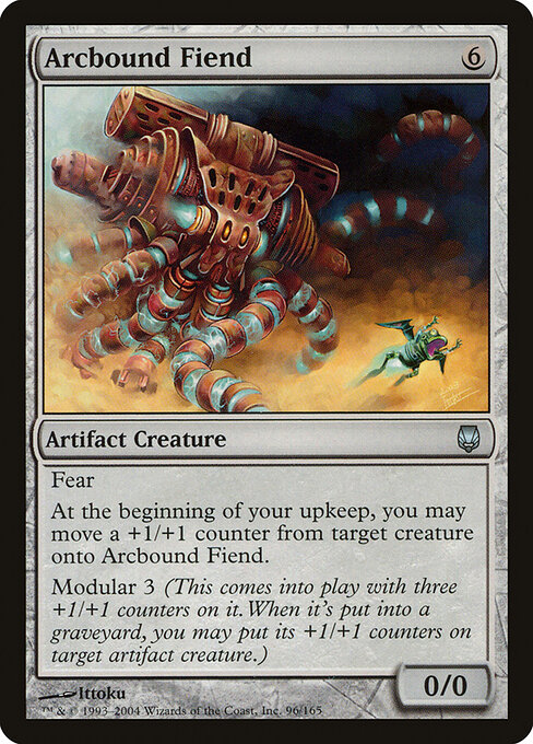 Darksteel - 96 - Arcbound Fiend - Uncommon - Foil