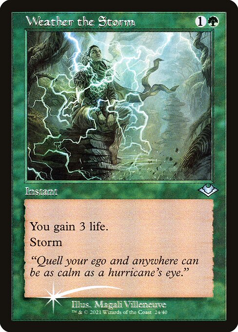 Modern Horizons 1 Timeshifts - 24 - Weather the Storm - Uncommon - Foil