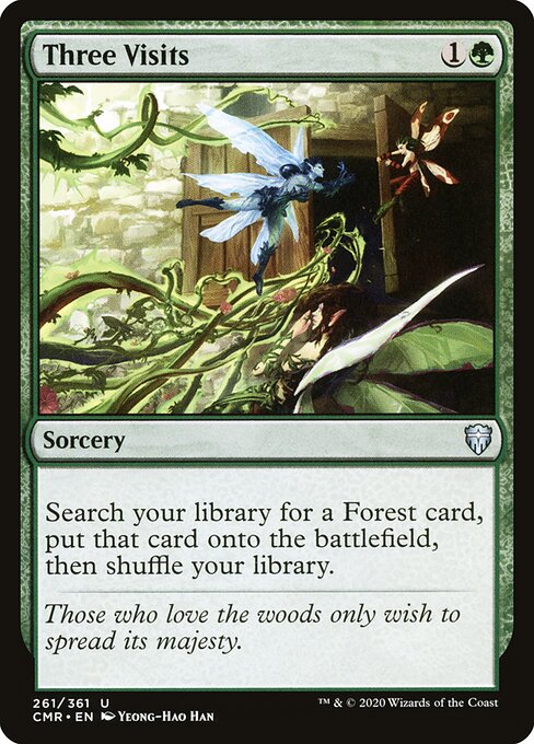 Commander Legends - 261 - Three Visits - Uncommon - Foil