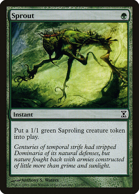 Time Spiral - 221 - Sprout - Common - Foil