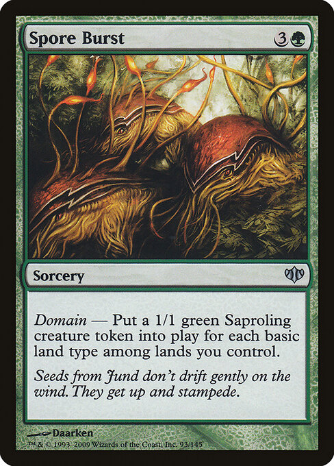 Conflux - 93 - Spore Burst - Uncommon - Foil