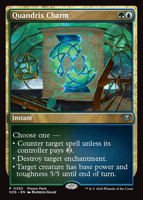 Secrets of Strixhaven - 365 - Quandrix Charm - Uncommon - Foil