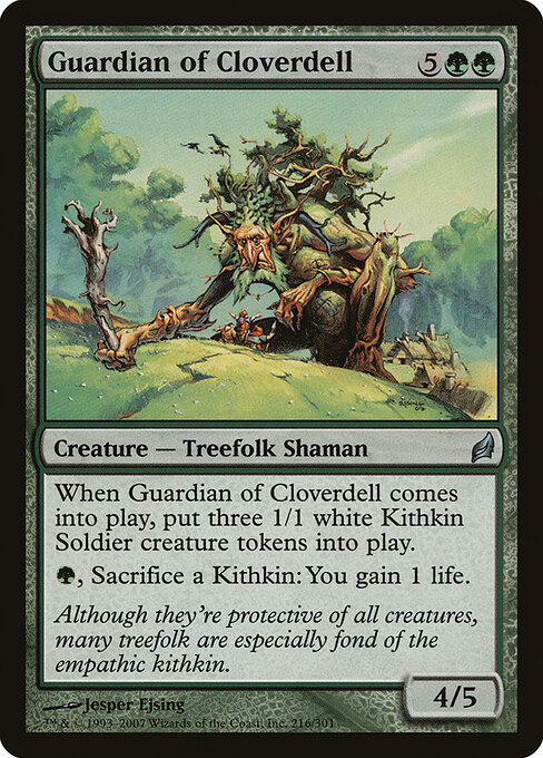 Lorwyn - 216 - Guardian of Cloverdell - Uncommon - Foil