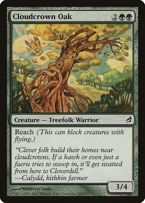 Lorwyn - 201 - Cloudcrown Oak - Common - Foil