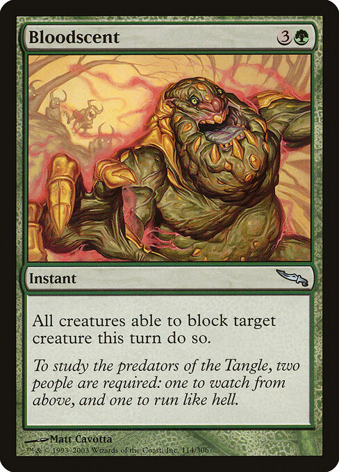 Mirrodin - 114 - Bloodscent - Uncommon - Foil