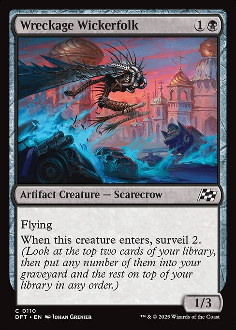 Aetherdrift - 110 - Wreckage Wickerfolk - Common - Foil