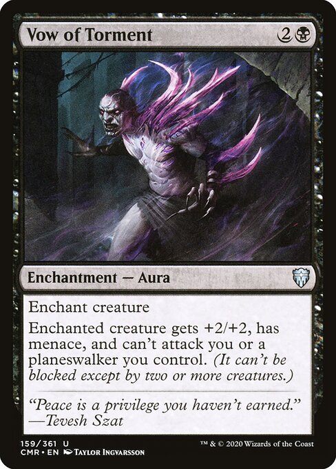 Commander Legends - 159 - Vow of Torment - Uncommon - Foil