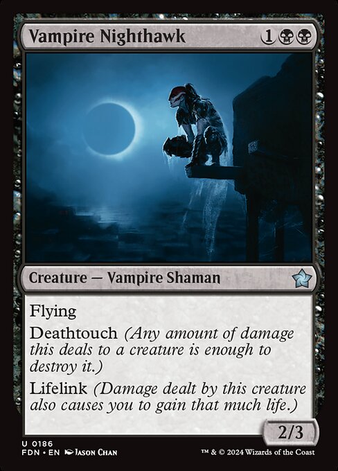 Foundations - 186 - Vampire Nighthawk - Uncommon - Foil