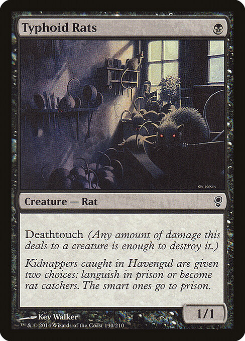 Conspiracy - 130 - Typhoid Rats - Common - Foil