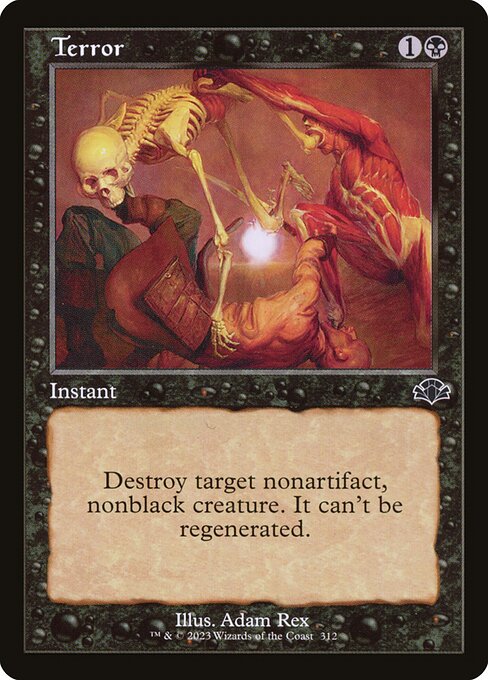 Dominaria Remastered - 312 - Terror - Common - Foil
