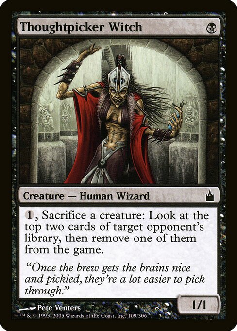 Ravnica: City of Guilds - 109 - Thoughtpicker Witch - Common - Foil