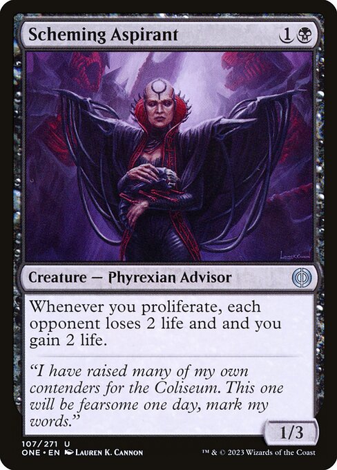 Phyrexia: All Will Be One - 107 - Scheming Aspirant - Uncommon - Foil