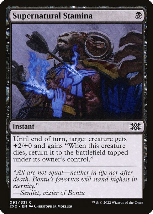 Double Masters 2022 - 93 - Supernatural Stamina - Common - Foil