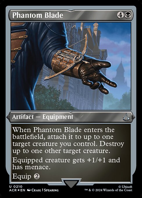 Assassin's Creed - 210 - Phantom Blade - Uncommon - Etched Foil
