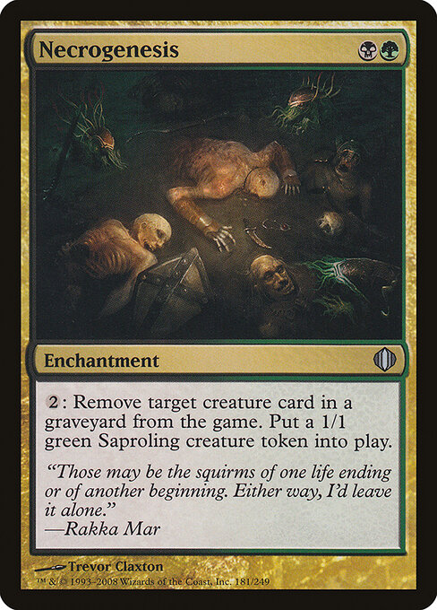 Shards of Alara - 181 - Necrogenesis - Uncommon - Foil