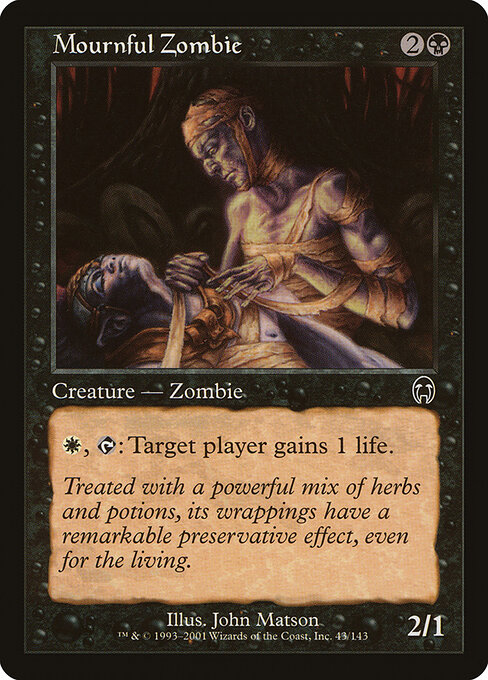 Apocalypse - 43 - Mournful Zombie - Common - Foil