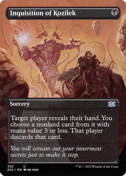 Double Masters 2022 - 355 - Inquisition of Kozilek - Uncommon - Borderless Foil