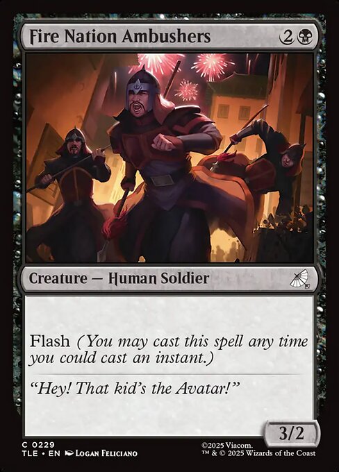 Avatar: The Last Airbender Eternal - 229 - Fire Nation Ambushers - Common - Foil