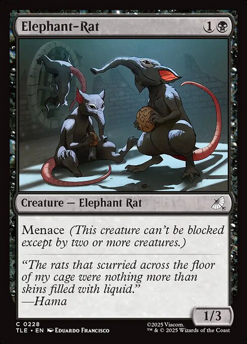 Avatar: The Last Airbender Eternal - 228 - Elephant-Rat - Common - Foil